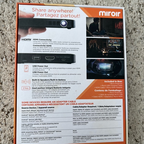 New Miroir M55 Micro Projector Element Series - Picture 2 of 3